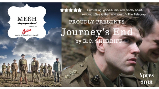 mesh theatre journeys end  tickets available from galina study tours